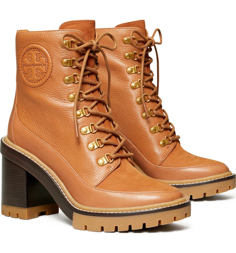 Miller Mixed Materials Lug Sole Boot – TORY BURCH Miller Mixed Materials Lug Sole Boot – TORY BURCH