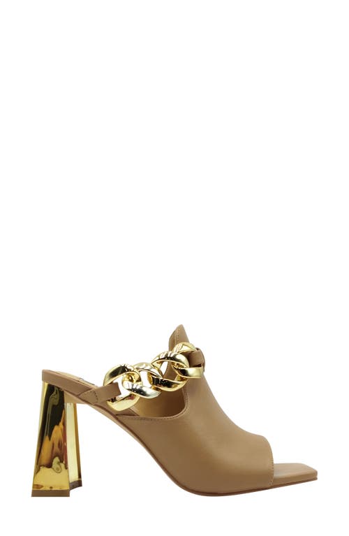 Ninety Union Ryder Open Toe Pump In Camel