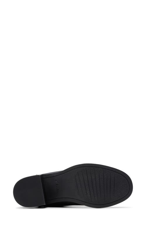 Clarksr Clarks(r) Chamberly Top Chelsea Boot In Black Leather