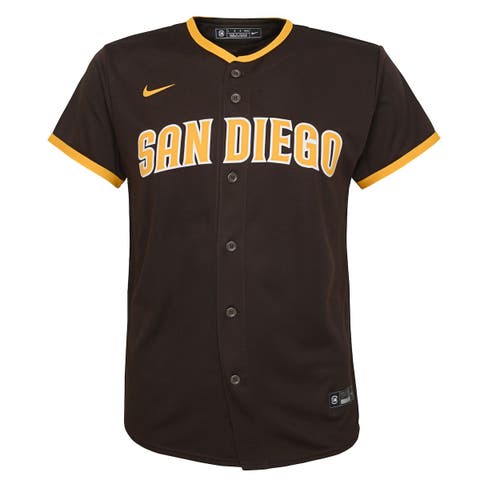 Men's Nike Manny Machado Brown San Diego Padres Alternate Replica Player  Jersey