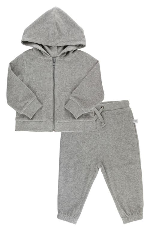 RuggedButts Mélange Hoodie & Joggers Set in Grey