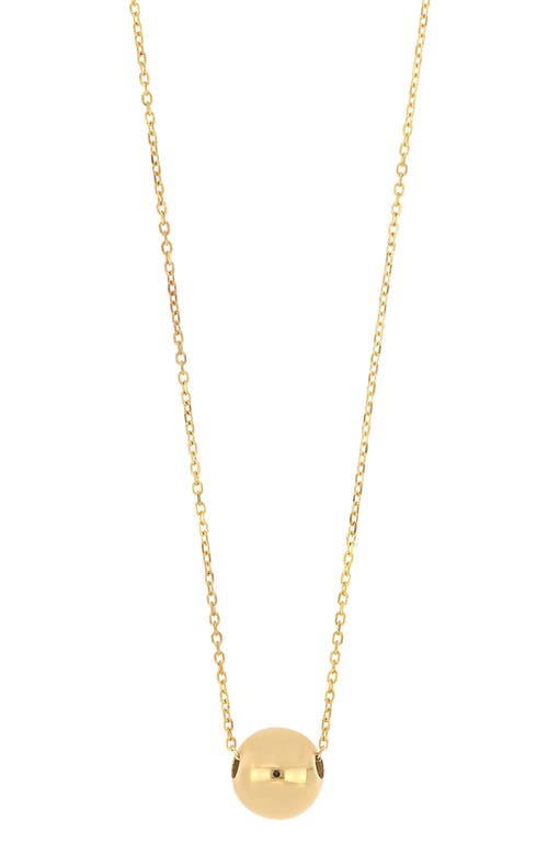 Bony Levy Mykonos 14K Gold Ball Pendant Necklace in 14K Yellow Gold at Nordstrom, Size 18