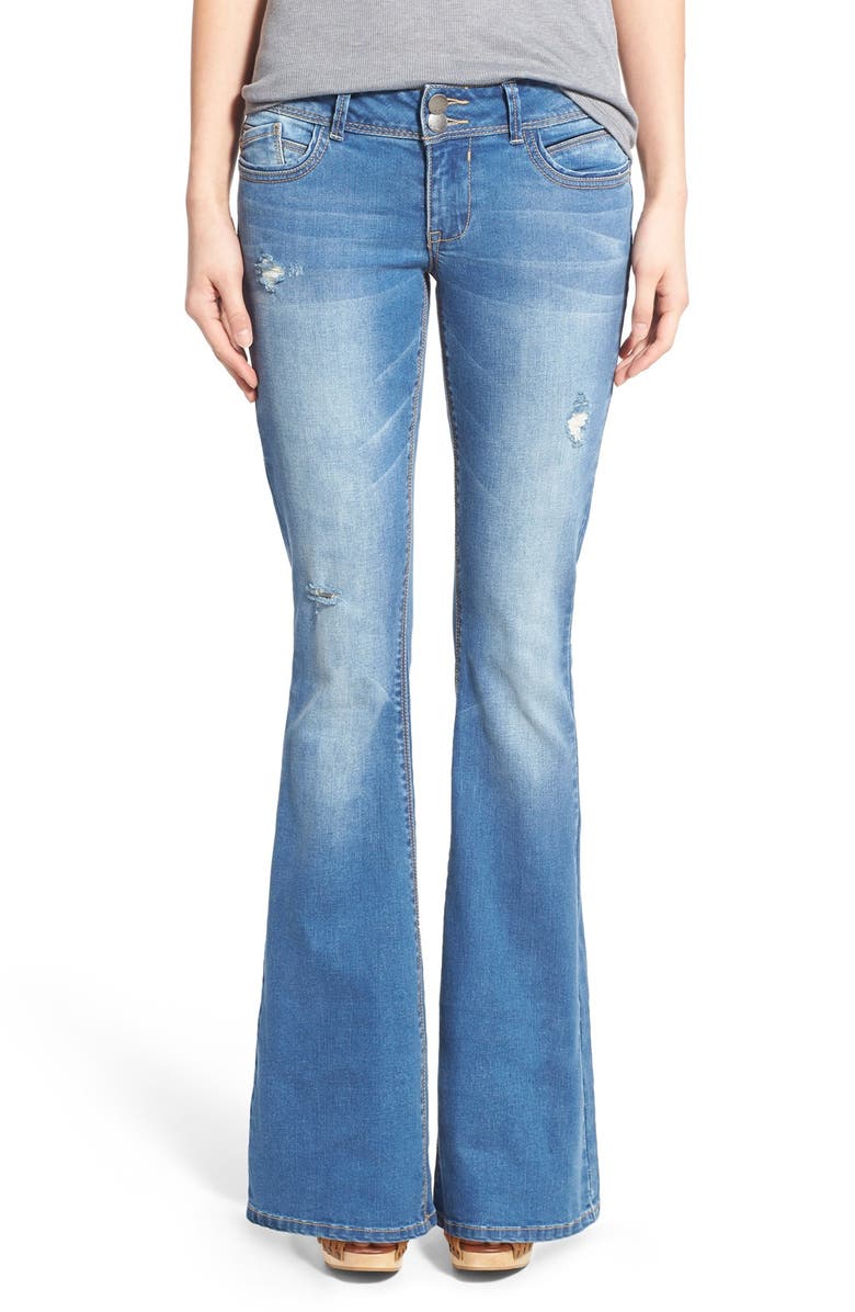 Generra Distressed Flare Jeans (Caroline Wash) | Nordstrom