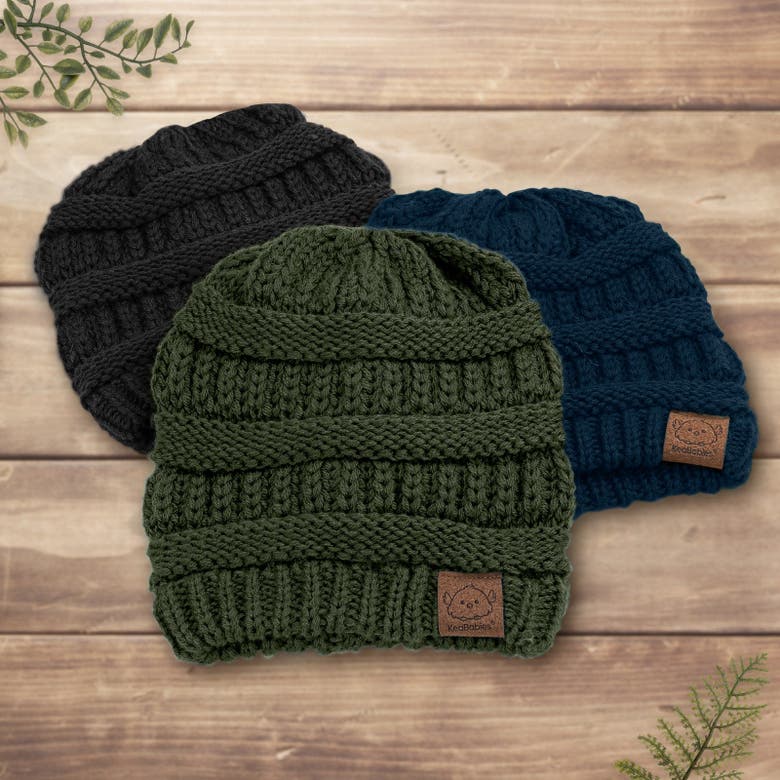 Keababies 3-pack Warmzy Baby Beanies In Urban
