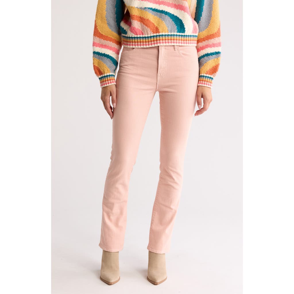 Mother The Insider Hover Jeans Peach Parfait In Peach Parfait
