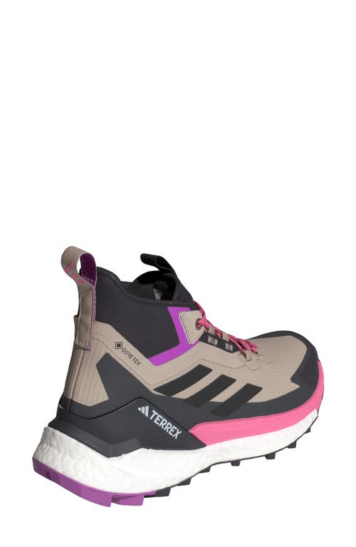 Shop Adidas Originals Adidas Terrex Free Hiker 2.0 Hiking Shoe In Wonder Beige/pink/black