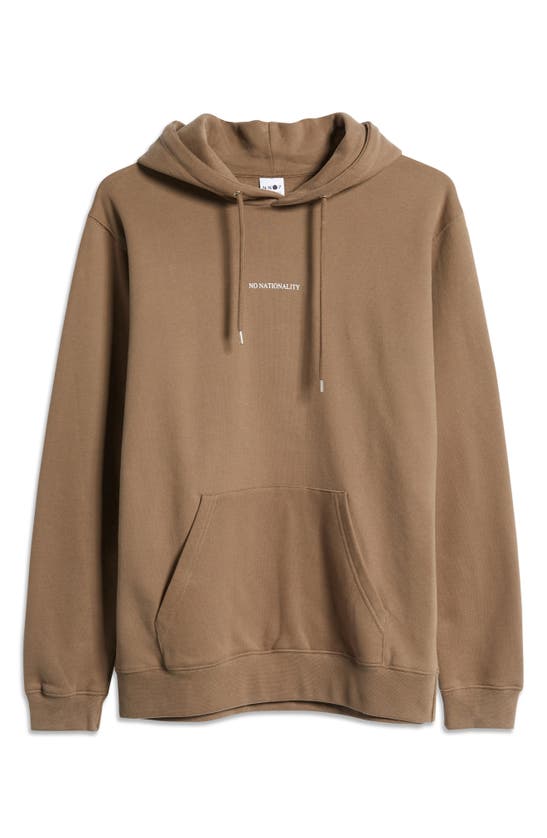 Nn07 Barrow 3385 Slim Fit Hoodie In Clay