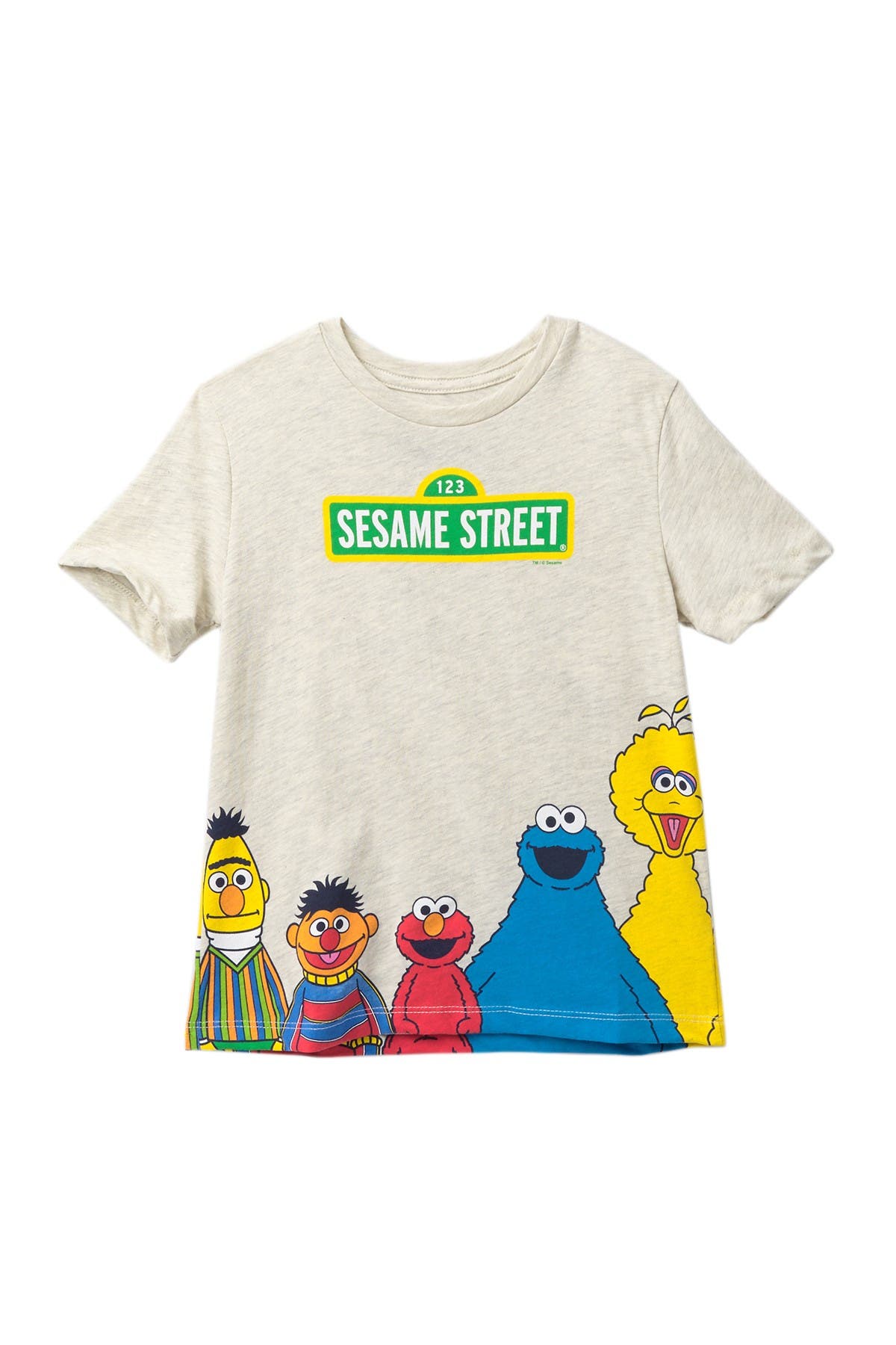 Mighty Fine Sesame Street Front Back Gang T Shirt Nordstrom Rack