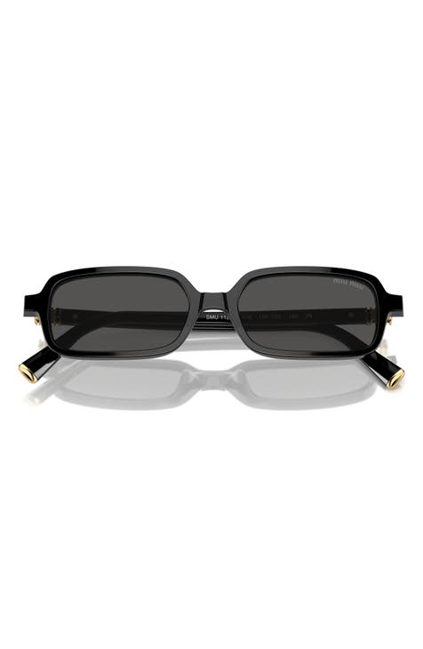 51mm Rectangular Sunglasses