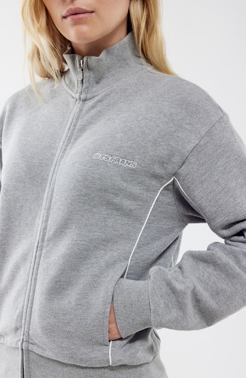 Shop Iets Frans Hailey Track Jacket In Grey Marl