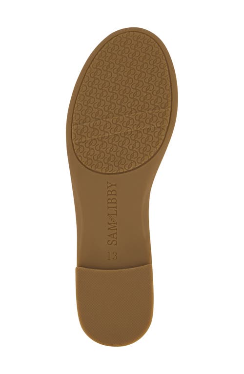Shop Sam & Libby Kids' Candice Crossover Flat In Gold