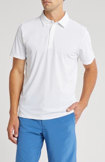 Tom Baine Performance Polo In White