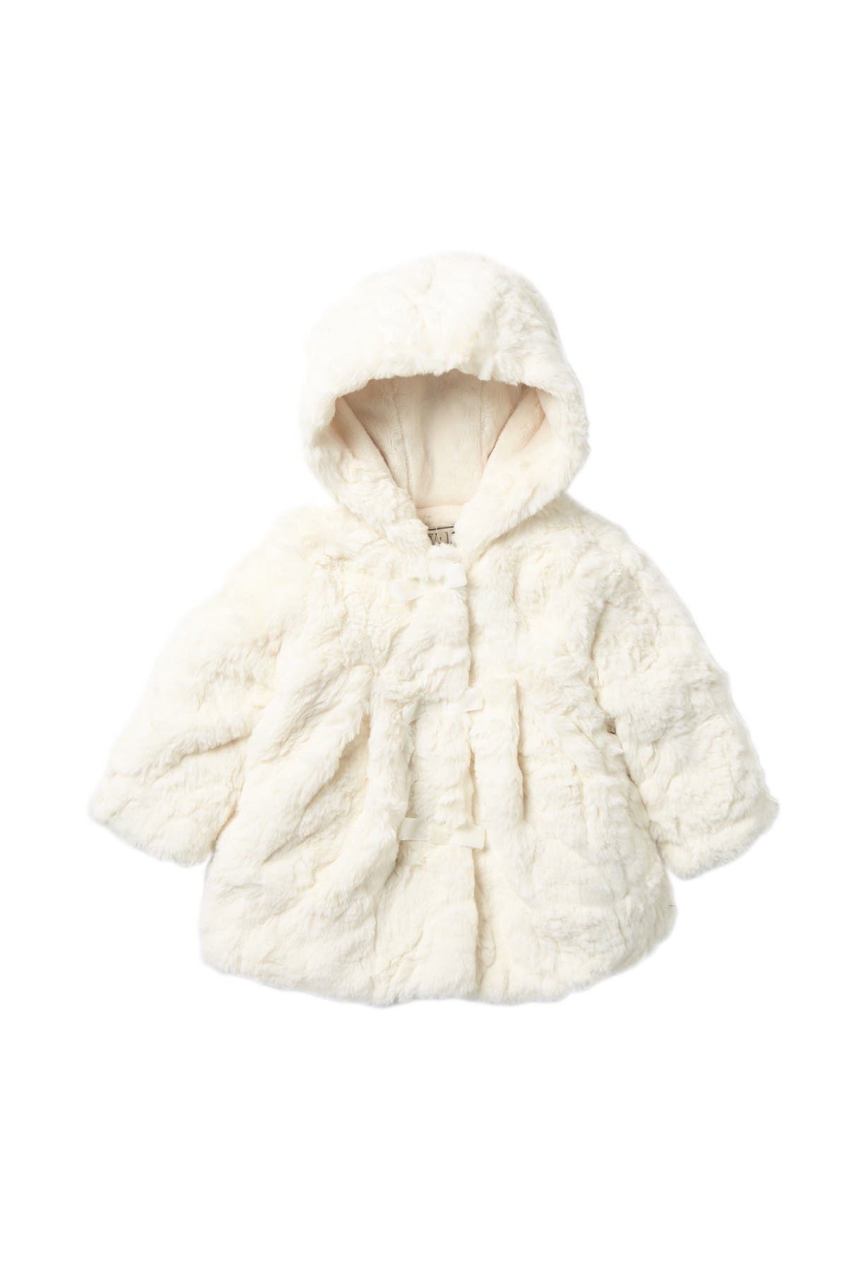 baby girl white fur jacket