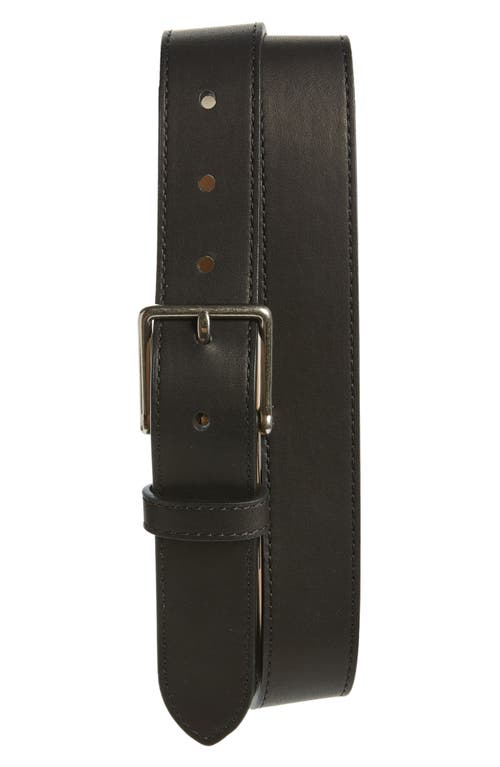 Leather Belt in Black