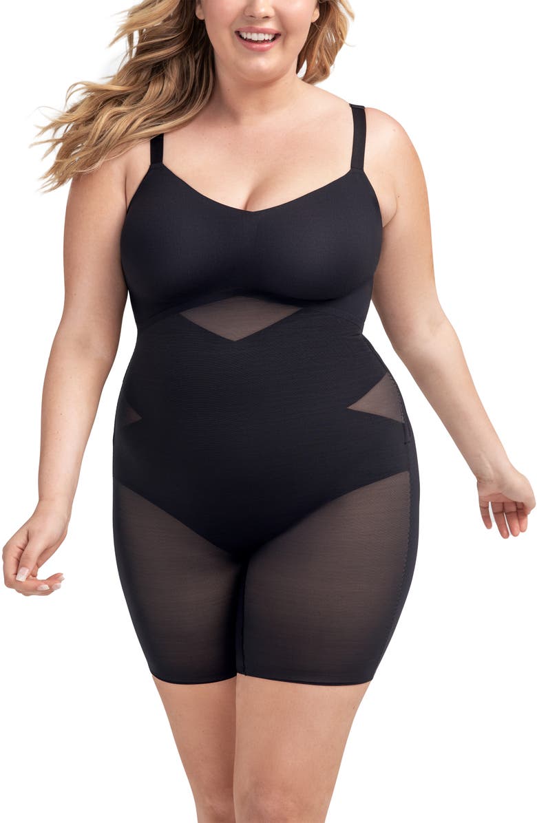 Honeylove Superpower Mid Thigh Bodysuit Nordstrom