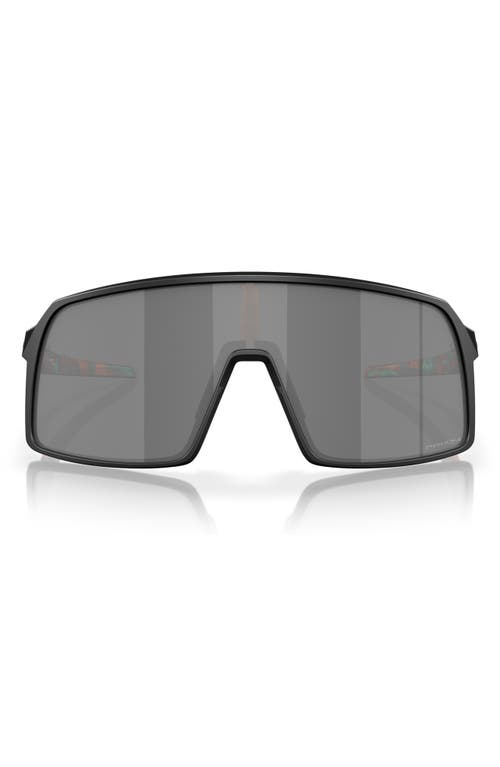 Oakley Sutro 137mm Shield Sunglasses in Matte Black at Nordstrom