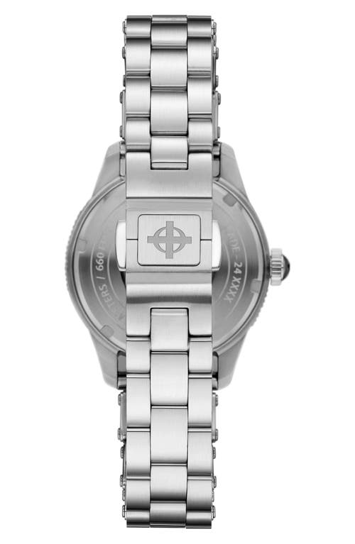 Shop Zodiac Ref. 691 Manual Wind Stainless Steel Bracelet Watch, 36mm In Silver