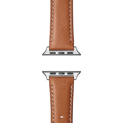 Shinola Aniline Leather Apple Watch Strap