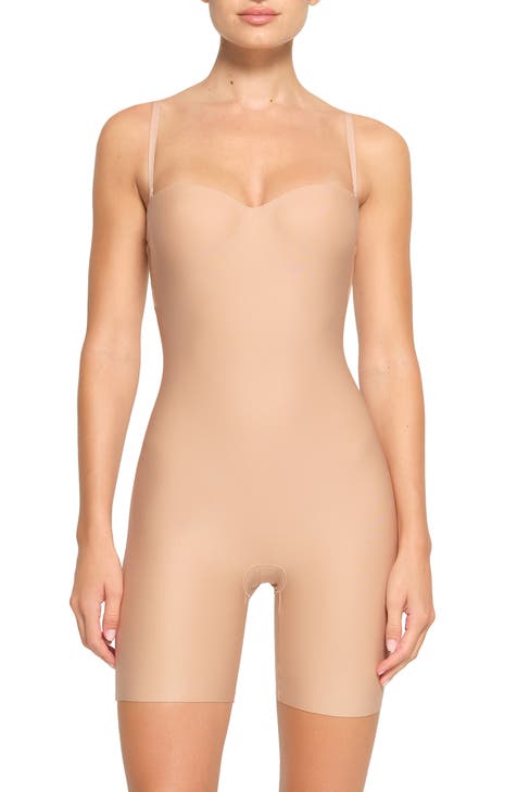 Body Shaper Slip Shapewear Strapless Nude Bodysuit Frauen Body Slimming  Shapewear (Black XL) : : Clothing, Shoes & Accessories