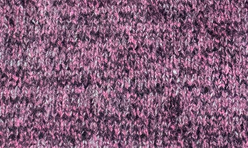 Portolano Cashmere Tweed Scarf In Flamingo Pink/uva Violet