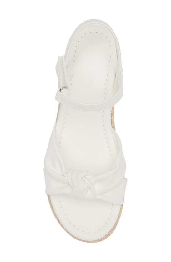 Shop Nordstrom Kids' Bren Espadrille Wedge Sandal In White