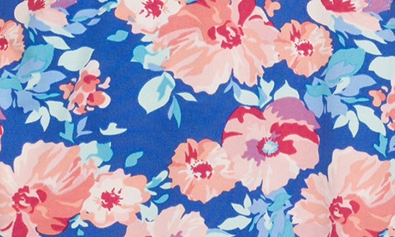Shop Flora Nikrooz Lotus Camisole, Shorts & Robe Travel Set In Blue