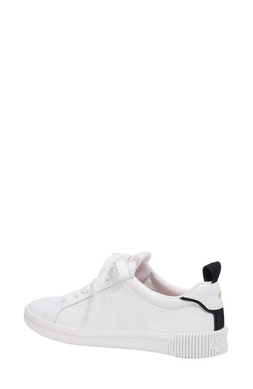 Shop Kate Spade New York Signature Sneaker In True White/black