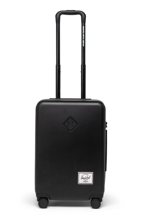 Heritage Hardshell Large Carry-On Luggage in Black