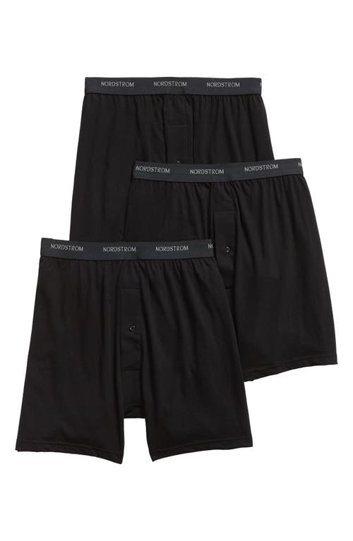 Nordstrom 3-Pack Supima Cotton Boxers at Nordstrom,