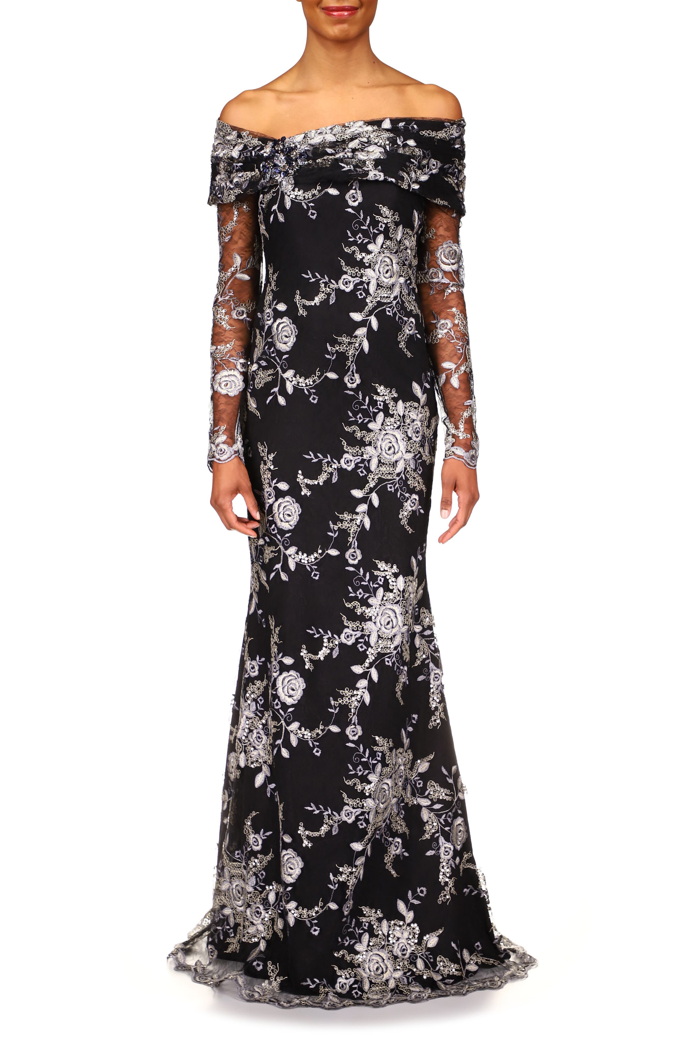 macy's badgley mischka dress