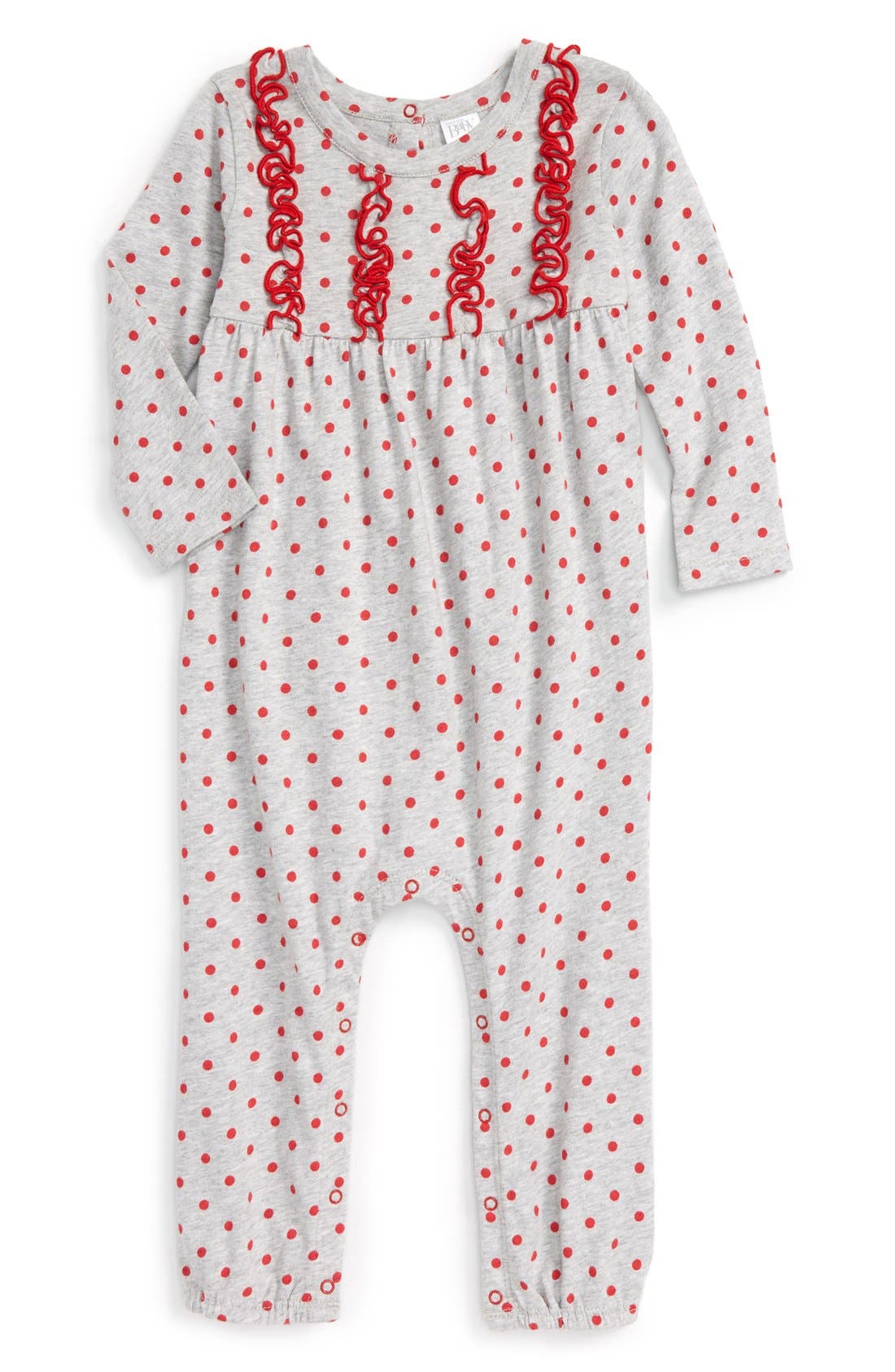 Nordstrom Baby Long Sleeve Romper (Baby Girls) Nordstrom