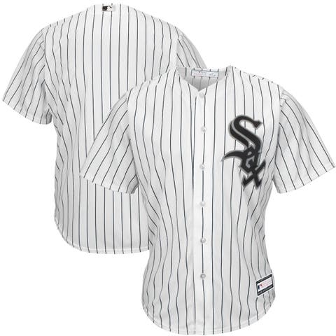 Outerstuff Yoan Moncada Chicago White Sox Black Youth Cooperstown V-Neck Mesh Jersey