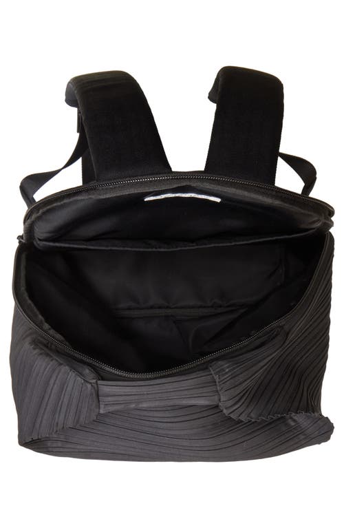 Shop Issey Miyake Pleats Please  Diagonal Pleats Backpack In Black