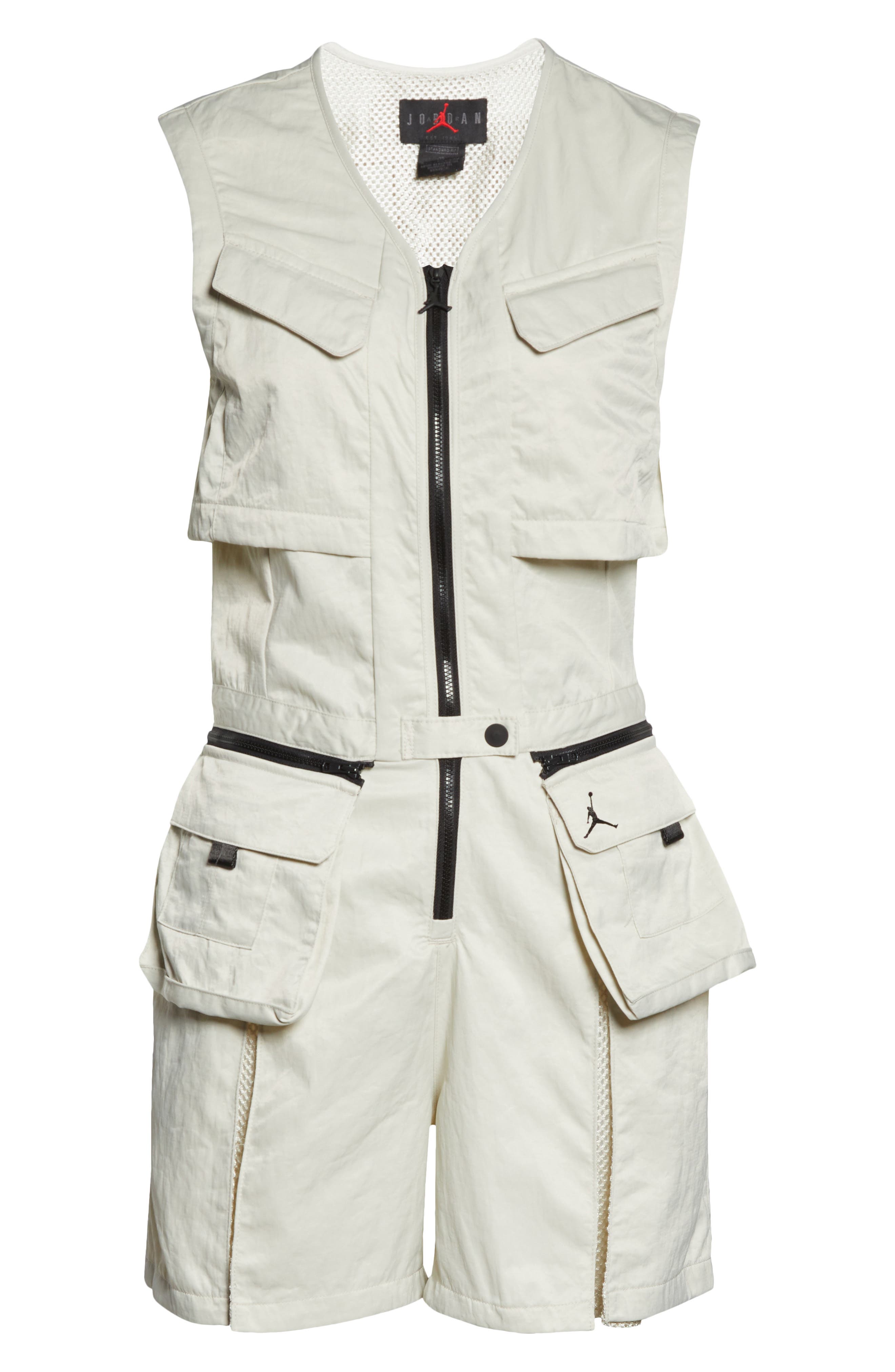 jordan sleeveless nylon flight suit