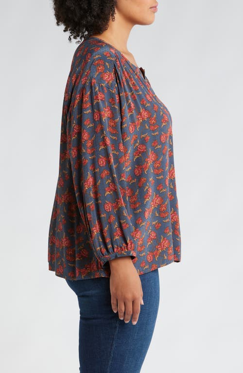 TREASURE & BOND TREASURE & BOND FLORAL BUTTON-UP TOP