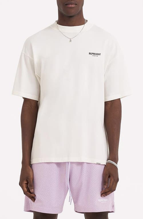 Represent T-shirts And Polos White In Flat White