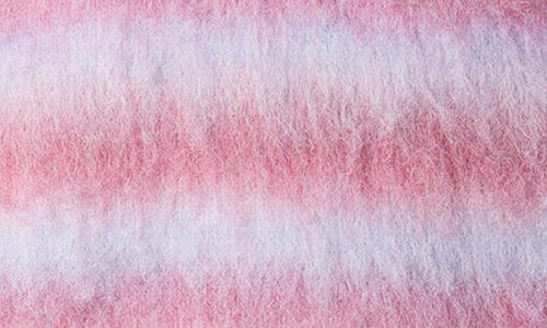 Mnml Stripe Brushed Hoodie Sweater In Pink Multi