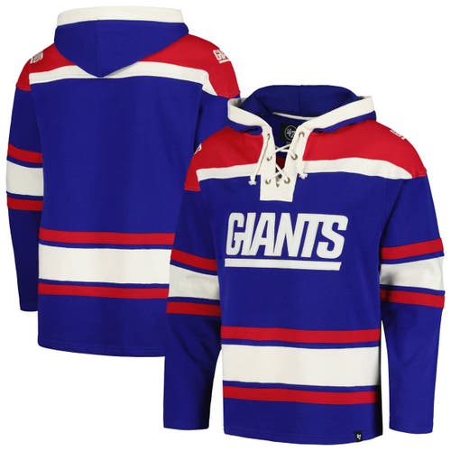 Men's '47 Royal New York Giants Irving Long Sleeve T-Shirt