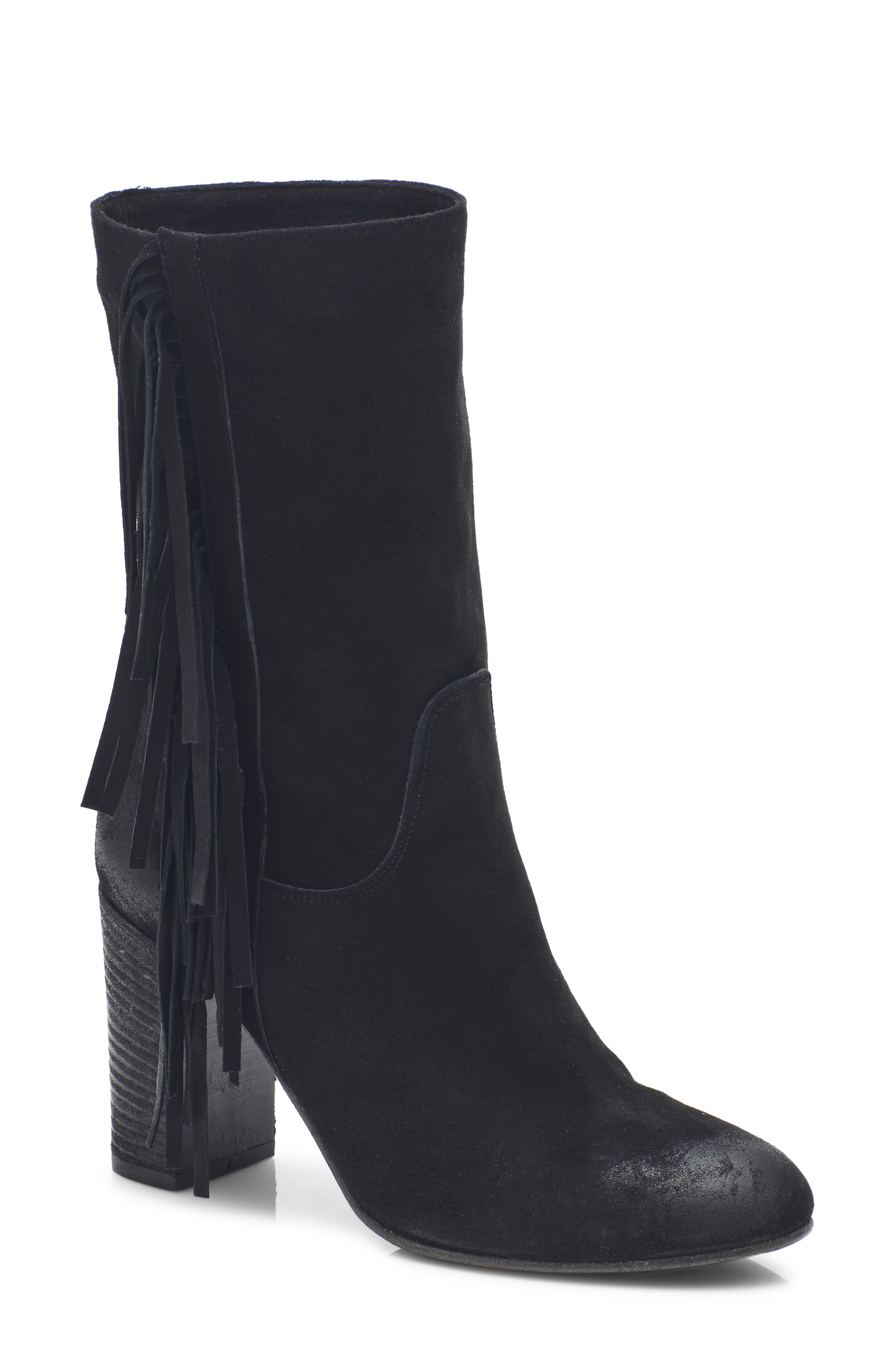 womens flat booties black