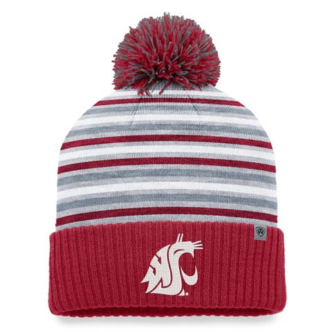 Women's '47 Khaki Alabama Crimson Tide Barista Cuffed Knit Hat with Pom