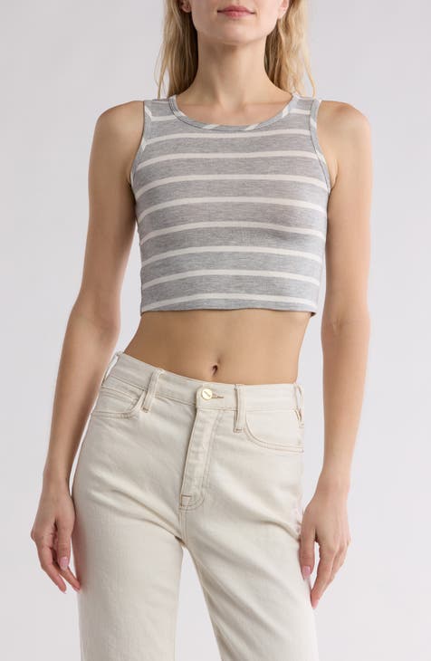 Striped Crop Tank