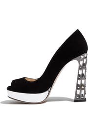Miu Miu Jeweled Heel Platform Pump | Nordstrom