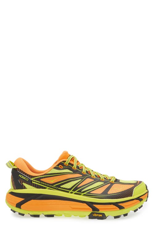 Shop Hoka Mafate Speed 2 Sneaker In Electric Tangerine/citrus