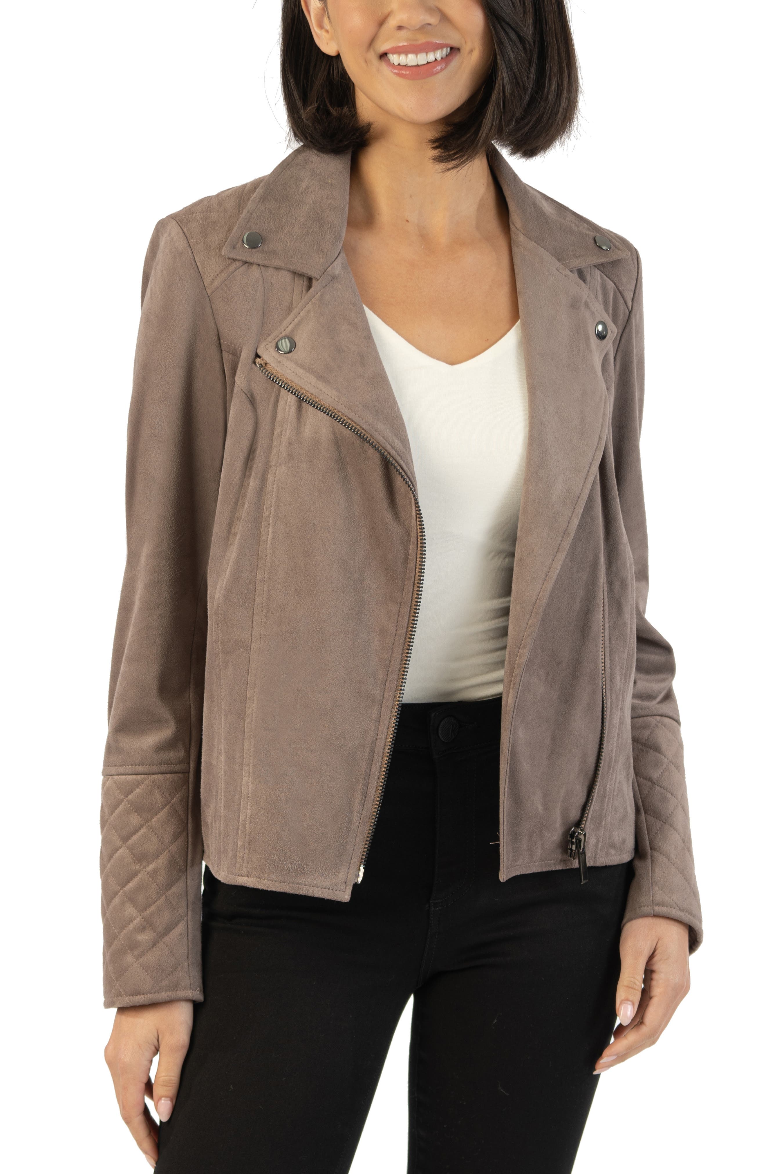 Superdry Studios Downtown Leather Jacket Tan in Brown Womens Clothing Jackets Leather jackets 