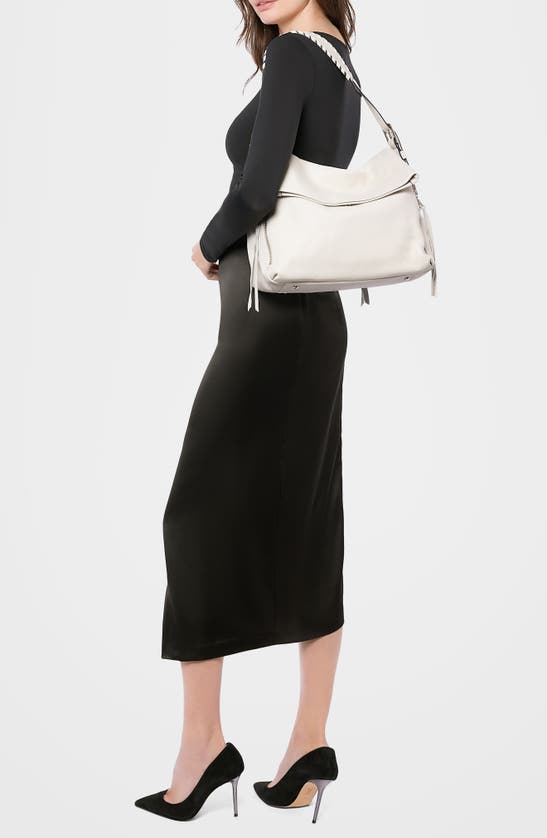 Shop Aimee Kestenberg Bali Double Entry Bag In Vanilla Ice