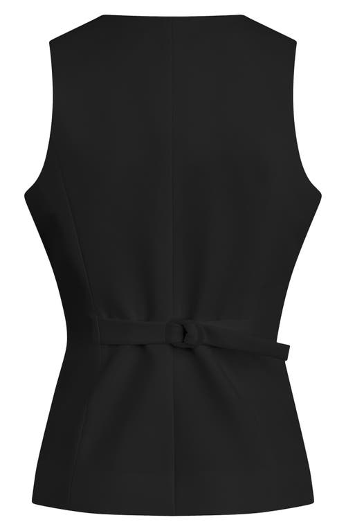 Favorite Daughter The Jones Vest In Black