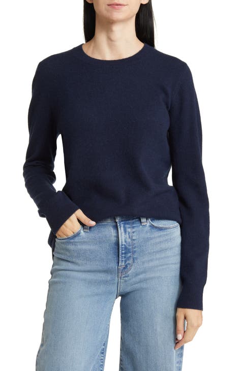 Bode New York Cashmere Crewneck Sweater - Purple L/XL