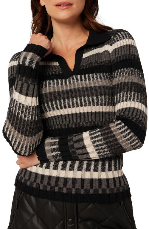 Shop Alp N Rock Luisa Ii Rib Polo Sweater In Black