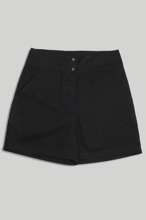Reistor Drawstring Shorts In Black
