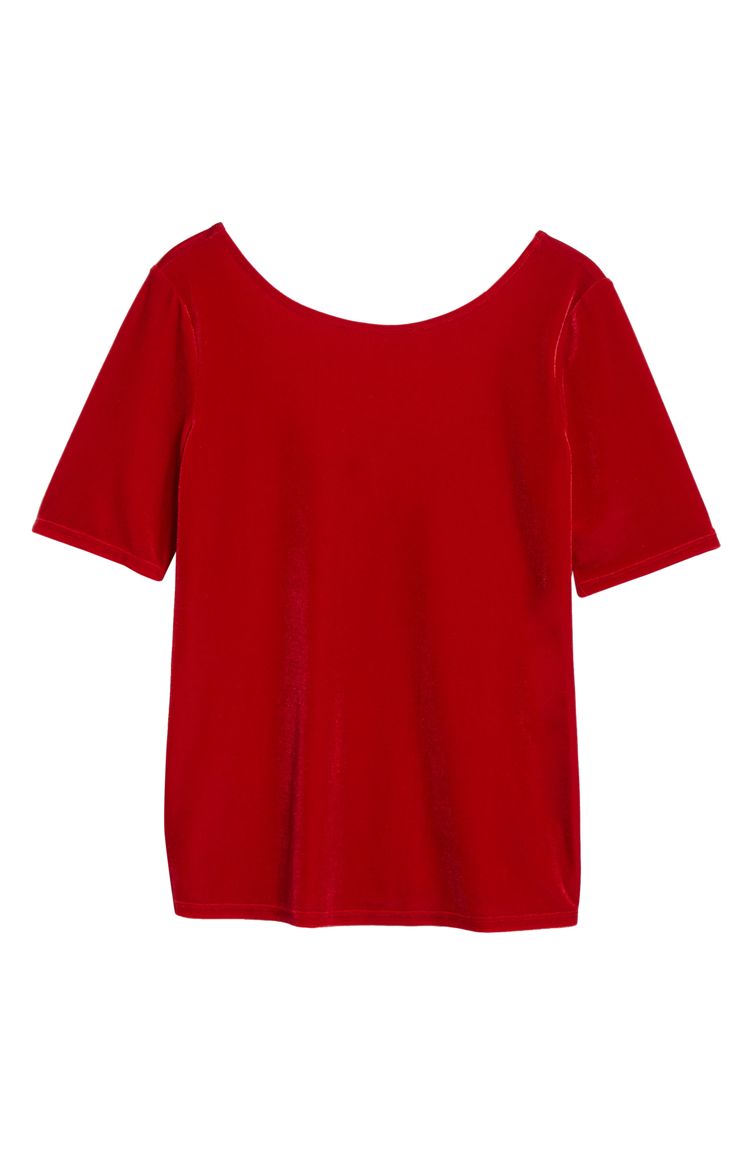 red sequin holiday tops